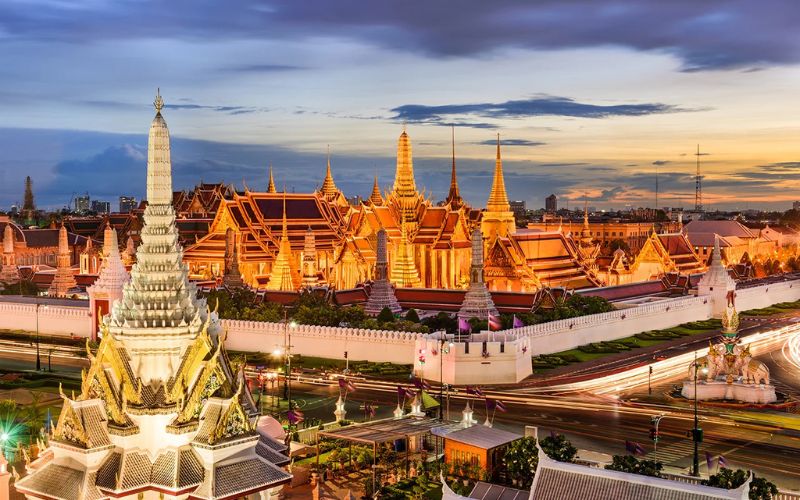 cung điện hoàng gia Thái Lan