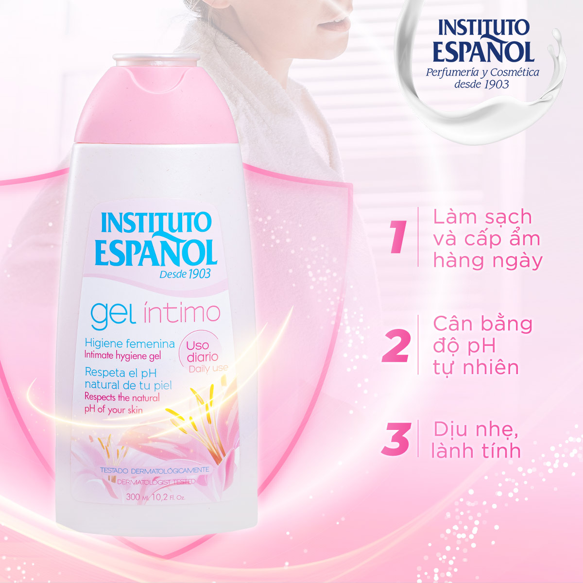 Dung dịch vệ sinh Instituto Espanol Gel Intimo INSTITUTO ESPANOL VIỆT NAM