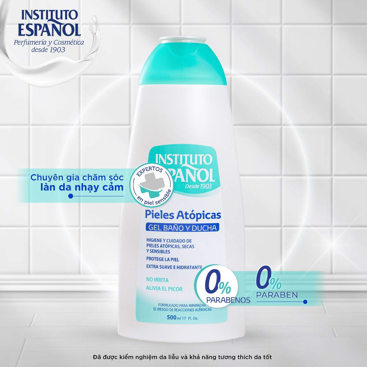 Gel tắm dành cho da khô, da nhạy cảm