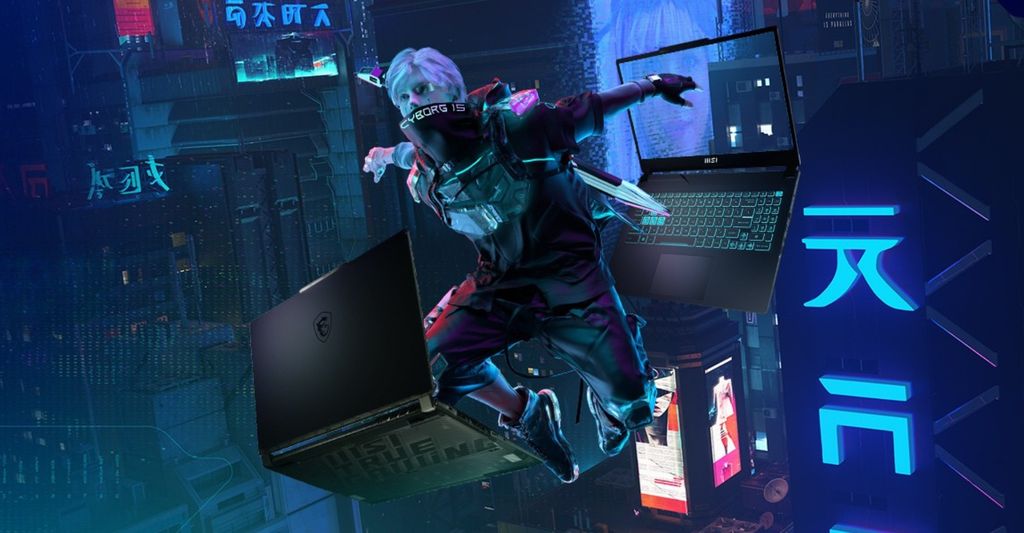 Laptop Gaming MSI Cyborg 15 A12UCX 618VN màn hình sắc nét hình ảnh chân thật