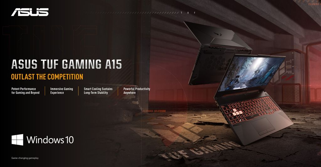 ASUS TUF Gaming A15 FA506NCR HN047W pin trâu hoạt động bền bỉ