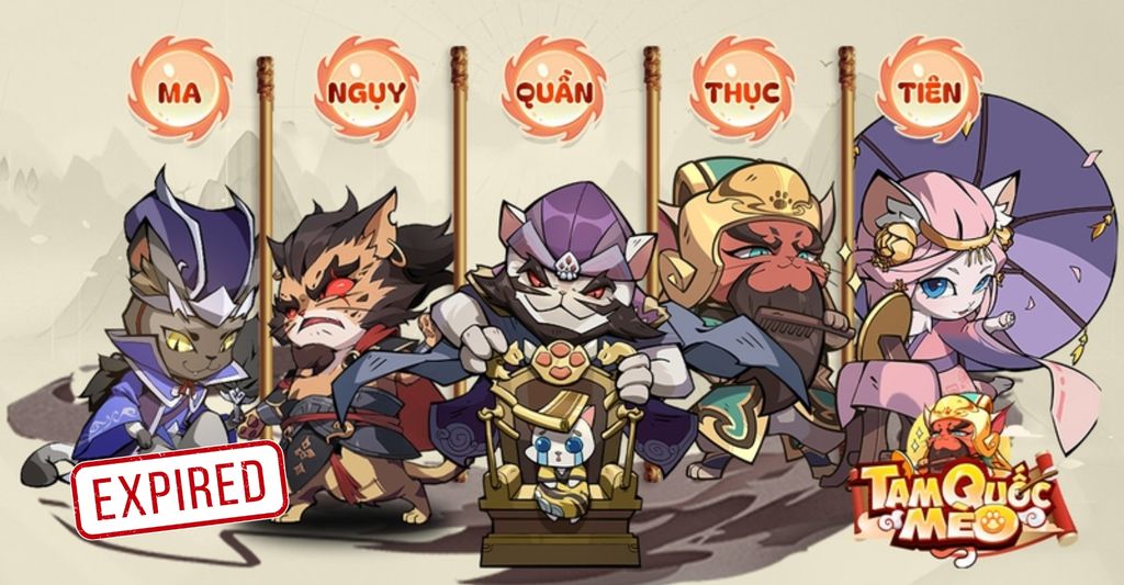 mã code game tam quốc mèo hết hạn sẽ nhập không thành công