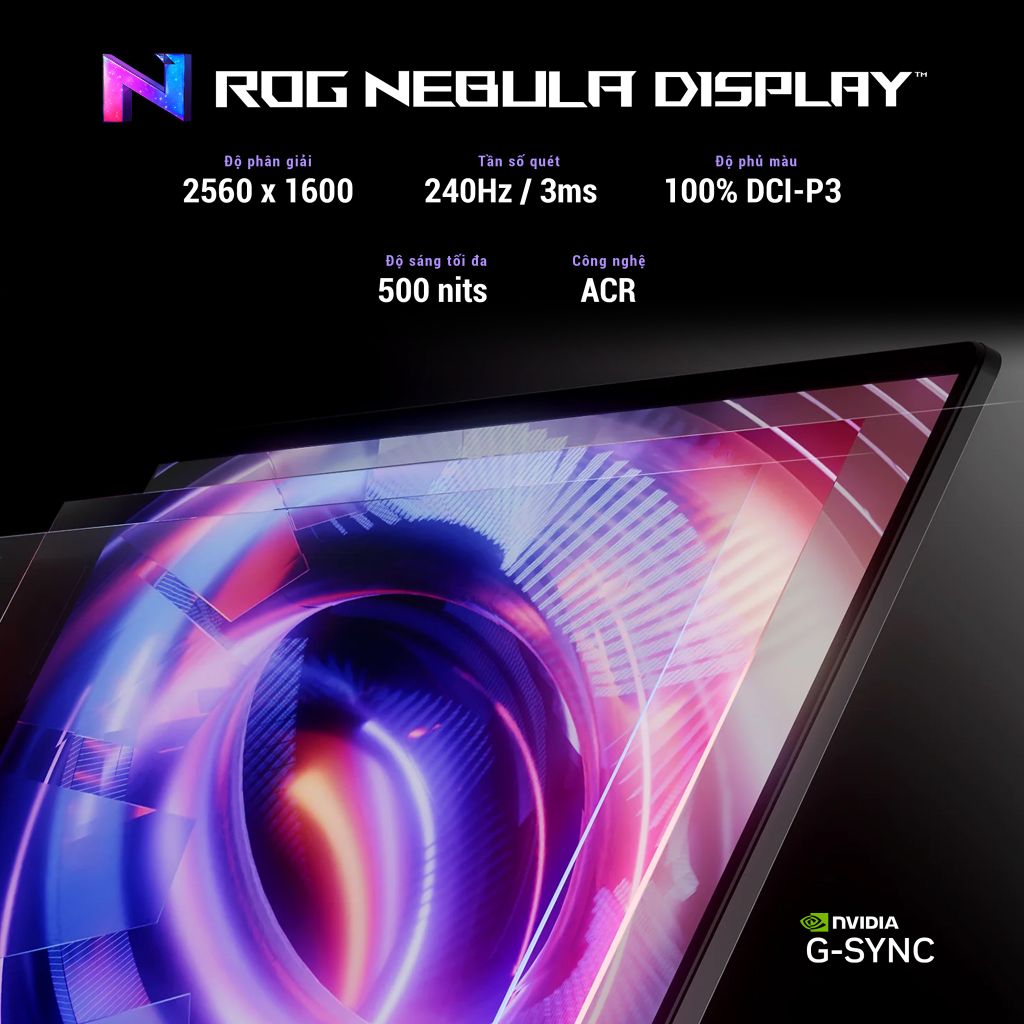 ROG Strix G16 màn hình IPS 2.5K 240Hz
