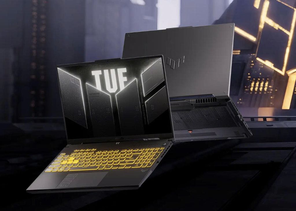 thiết kế mạnh mẽ đậm chất gaming của Laptop Gaming Asus TUF F16 FX607VJ-RL034W