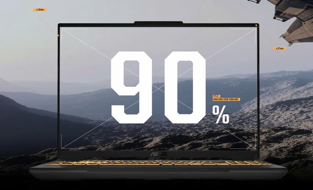 trải nghiệm hình ảnh mượt mà sắc nét của Laptop Gaming Asus TUF F16 FX607VJ-RL034W
