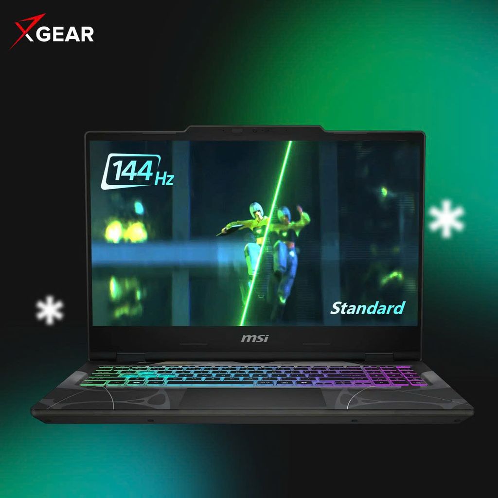 Laptop Gaming MSI Cyborg 15 B2RWFKG 048VN có tần số quét màn hình 144Hz