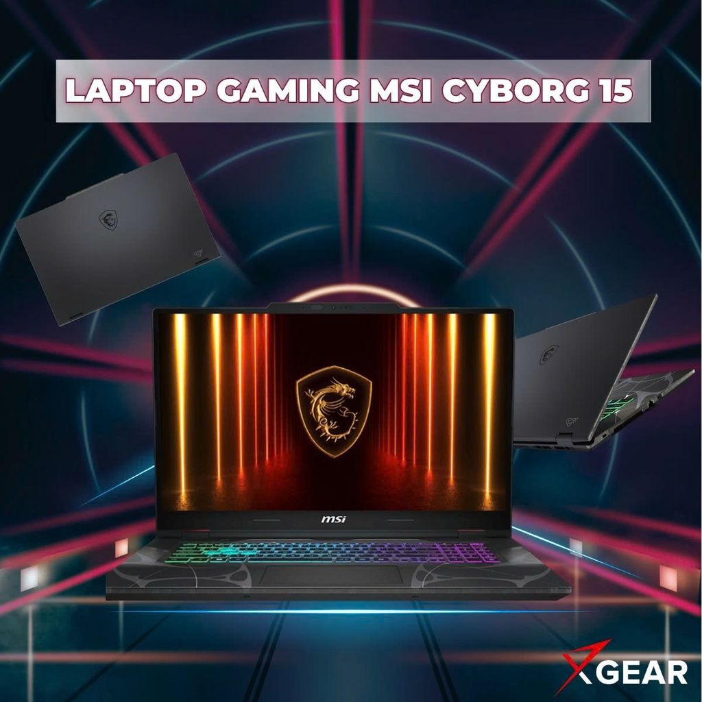 Laptop MSI Cyborg 15 B2RWFKG 048VN sở hữu thiết kế cá tính hiện đại
