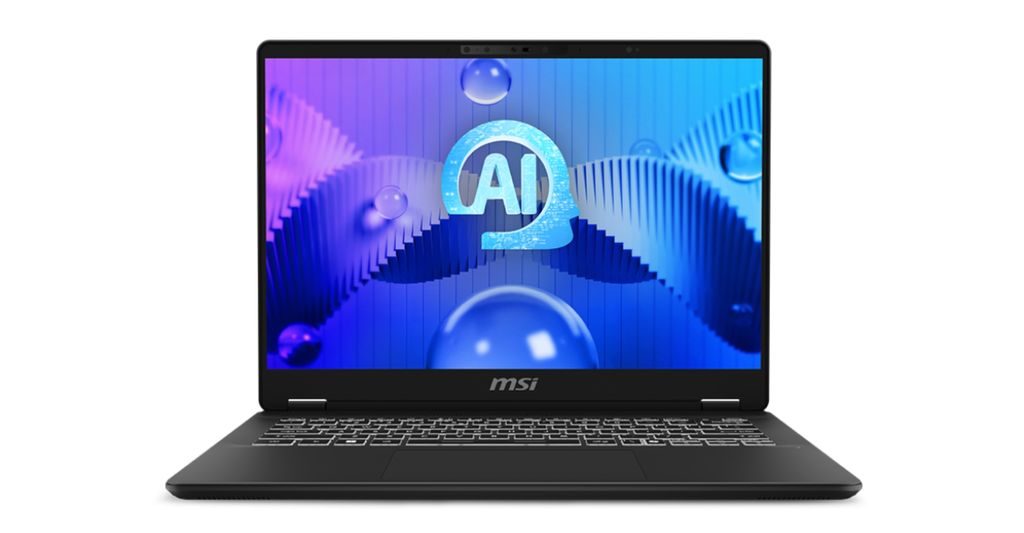 Laptop MSI Prestige 14 AI Evo C1MG 081VN màn hình sắc nét với tấm nền IPS