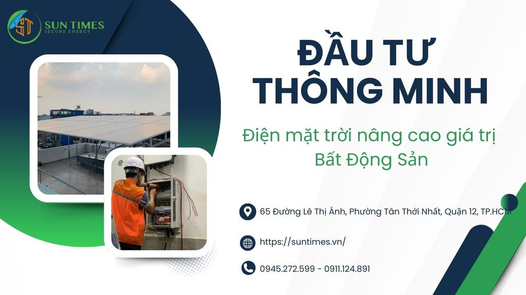Đầu tư thông minh: Điện mặt trời nâng cao giá trị Bất Động Sản