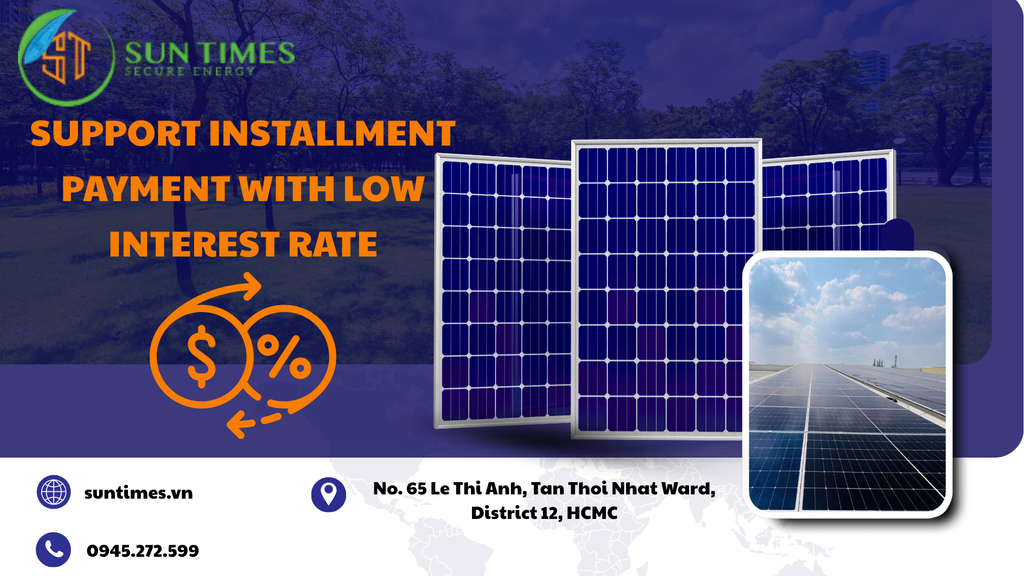 Installing solar power does not require paying in full – Save immediately, no worries!