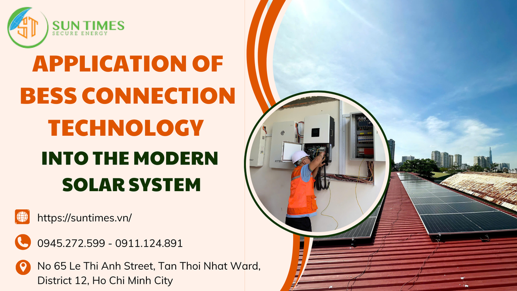 Application of BESS connection technology into the modern solar system