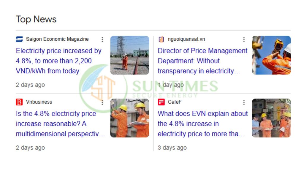 Electricity price increased by 4.8% - This is the golden time to install solar power system