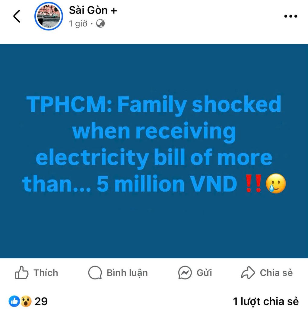 Electricity bills increase sharply - Many families are