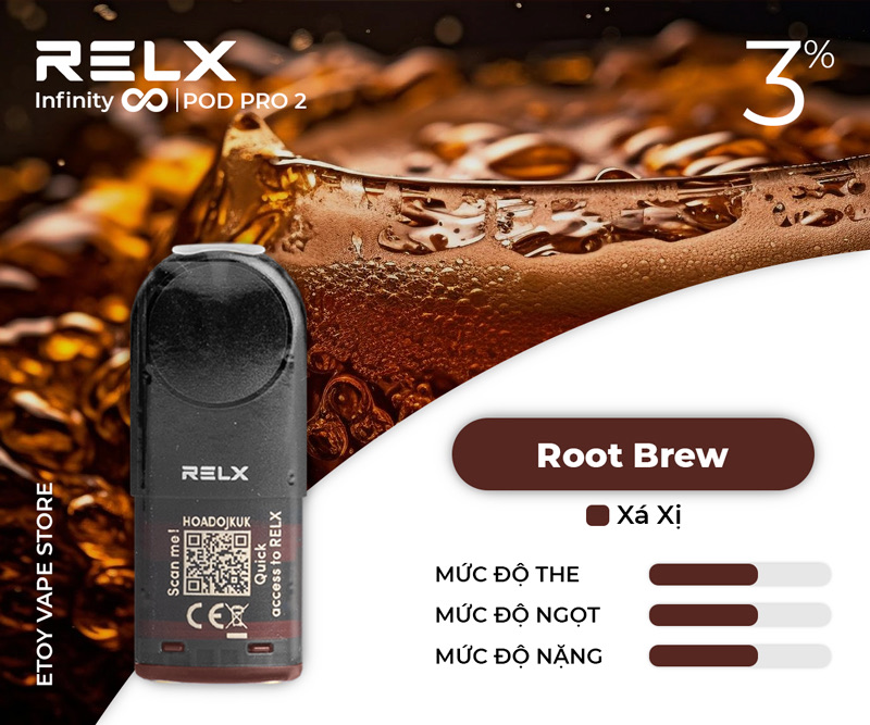 Pod Dầu RELX Pod Pro 2 Root Brew Chính Hãng