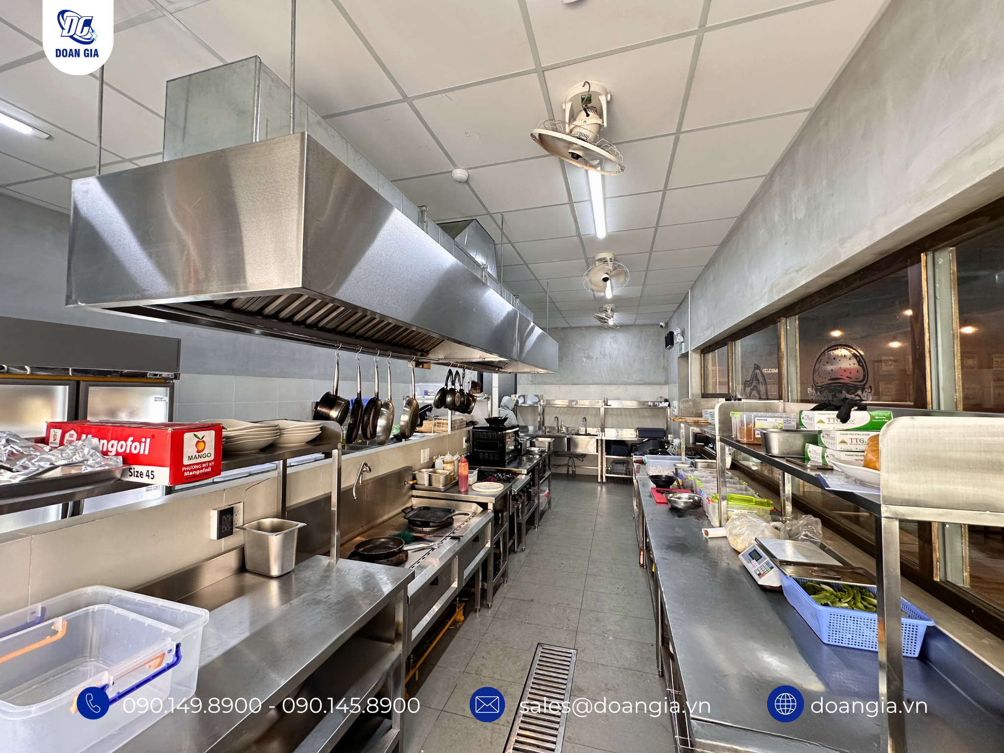 thi công thiết bị nhà bếp