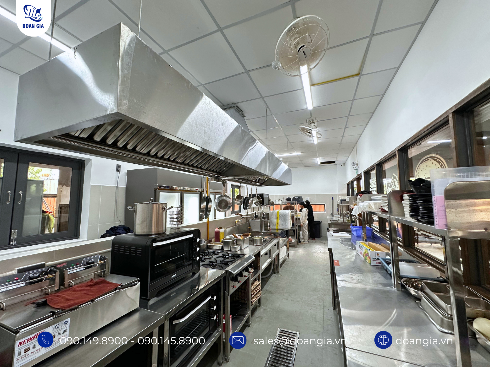 hệ thống bếp công nghiệp