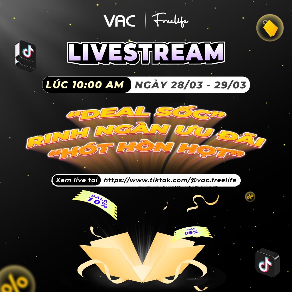 LIVESTREAM 10AM - 28/03 & 29/03
