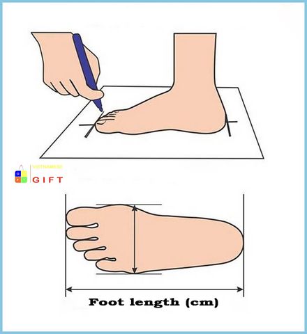 HƯỚNG DẪN CÁCH ĐO CHÂN CHỌN SIZE GIÀY CHUẨN