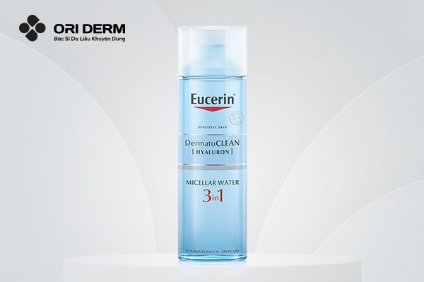 Nước tẩy trang dịu nhẹ Eucerin DermatoClean Micellar 3 IN 1
