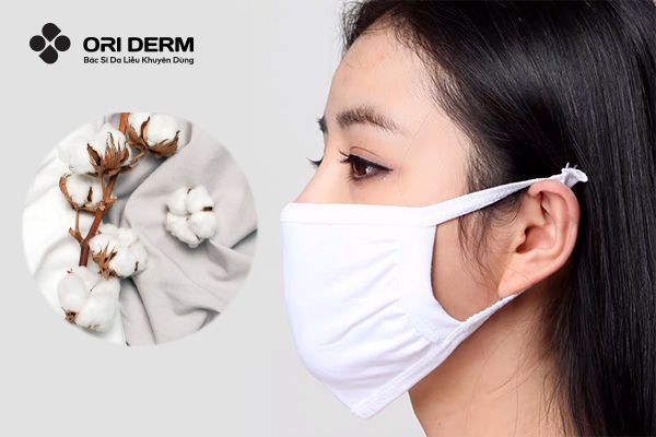 Loại khẩu trang phù hợp khi đeo để ngăn ngừa mụn