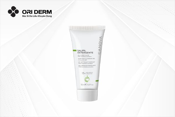 Sữa rửa mặt giúp cải thiện tình trạng mụn Canova Salipil Detergente