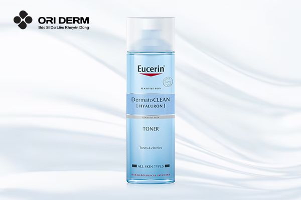 Toner cho da dầu mụn nhạy cảm Eucerin Dermatoclean Toner