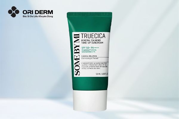 Kem chống nắng vật lý Some By Mi Truecica Mineral 100 Calming SunCream SPF50+