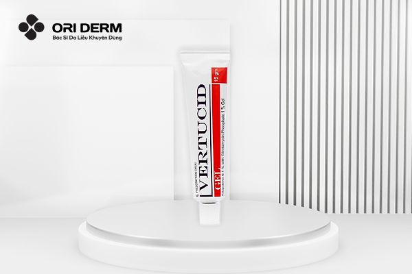 Gel bôi ngoài da trị mụn từ nhẹ đến vừa Vertucid