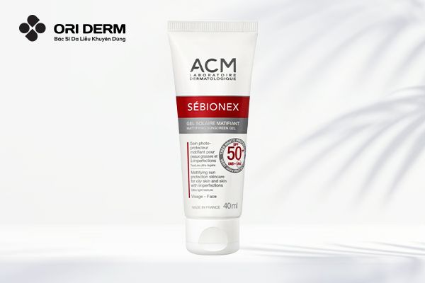 Kem chống nắng cho da dầu mụn, nhạy cảm ACM Sebionex Mattifying SPF50+