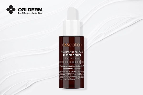 Serum cấp ẩm phục hồi da Ekseption Niacin 5% + Hyaluronic 2%