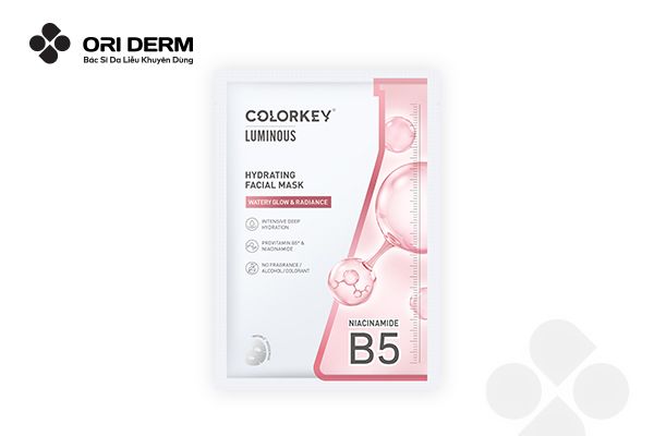 Mặt nạ Colorkey Niacinamide B5 màu hồng