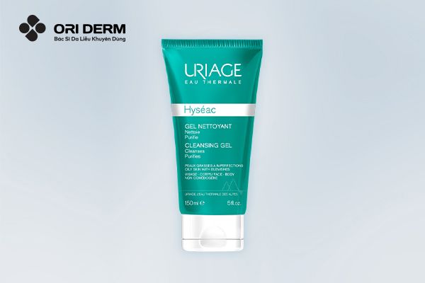 Gel rửa mặt cho da dầu mụn Uriage Hyséac Gel Nettoyant 150ml