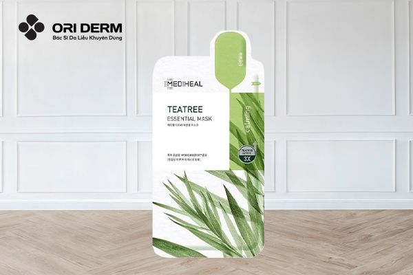 Mặt nạ trị mụn viêm Mediheal Teatree Essential Mask Calming