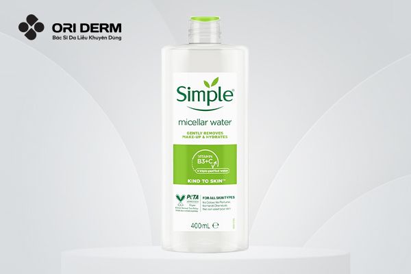 Nước tẩy trang Simple Micellar Cleansing Water