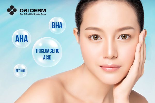 Các hoạt chất chính được dùng để peel da sinh học