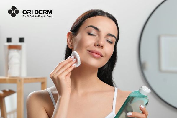 Bước 1 - Tẩy trang kỹ càng