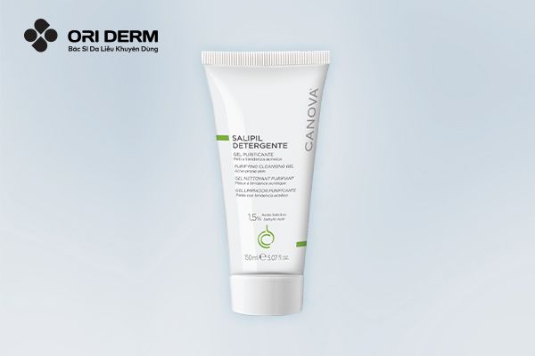 Gel rửa mặt cho da dầu mụn Canova Salipil Gel Nettoyant 150ml