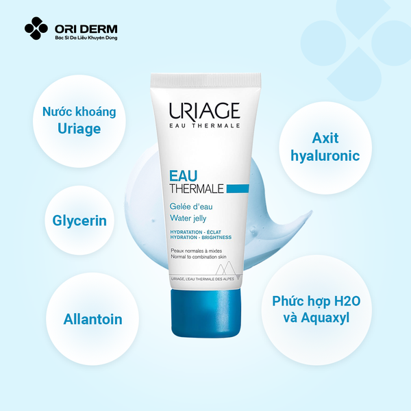 Thành phần gel dưỡng ẩm chuyên sâu Uriage Water JELLY
