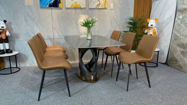 Bàn Ăn Mặt Đá Cao Cấp Recca