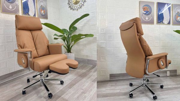 Mẫu ghế giám đốc ngả lưng DPD54 màu nâu