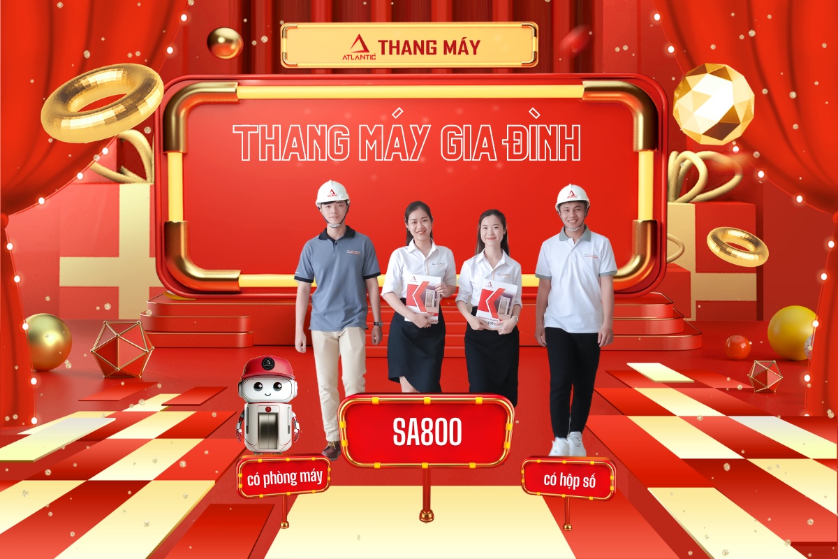 Thang máy gia đình Atlantic - Sự lựa chọn hoàn hảo cho gia đình