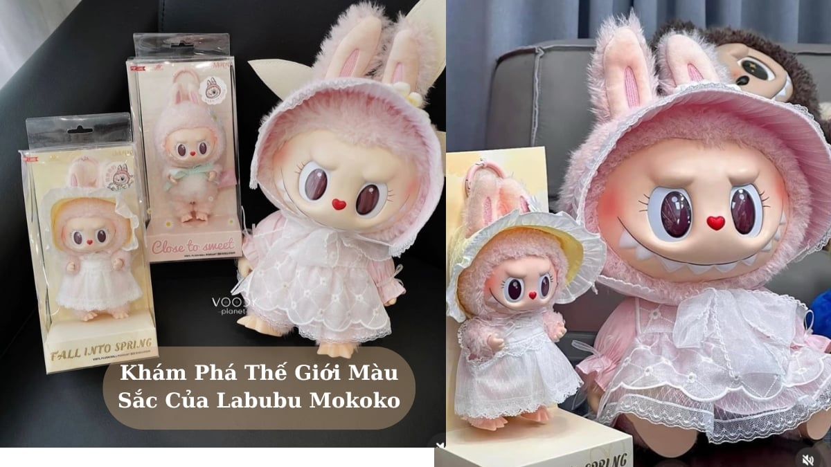 MOKOKO FALL IN SPRING 38cm Popmart 💗 Pop Mart The Monsters Labubu