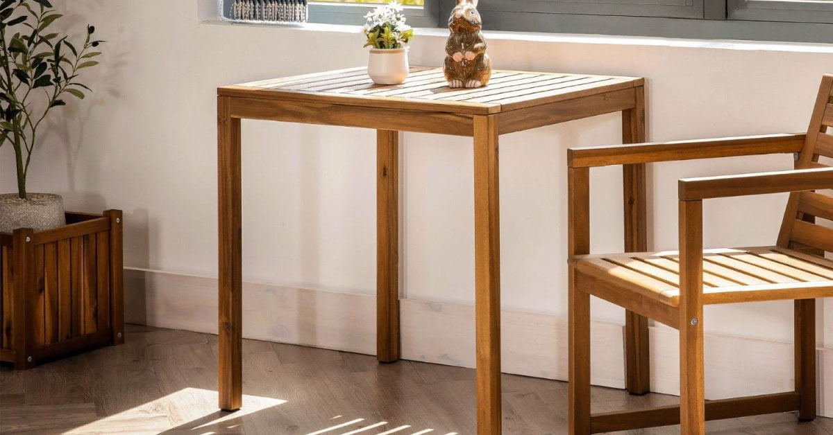 Bàn Ngoài Trời Gỗ Tự Nhiên – Outdoor Table