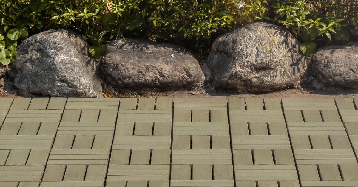 Vỉ Gỗ Lót Sàn 12 Nan Đế Thấp - Square Joint Floor Decking 12 Slats