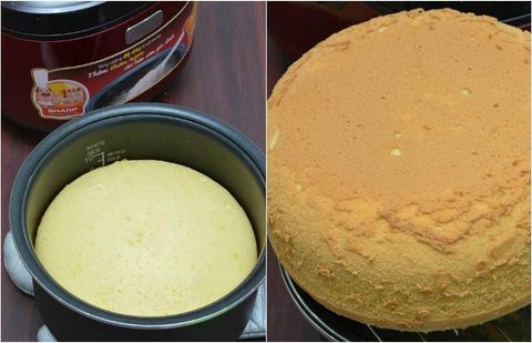 Cách làm bánh bông lan bằng nồi cơm điện đơn giản