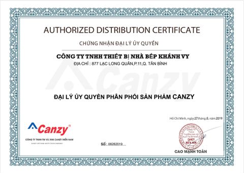 Khánh Vy Home - Đại lý ủy quyền phân phối sản phẩm thương hiệu Canzy