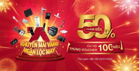 Hafele Khuyến Mãi Vàng - Ngàn Lộc May Mắn 2020