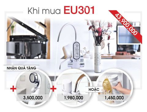 Cleansui ưu đãi mua 1 tặng 1 tháng 6 - 2019