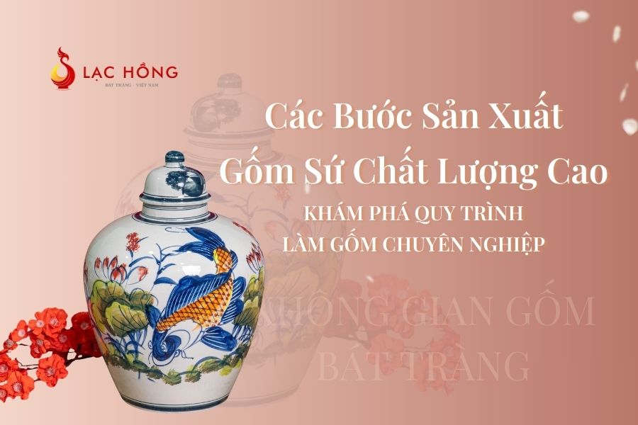 Các Bước Sản Xuất Gốm Sứ Chất Lượng Cao - Khám Phá Quy Trình Làm Gốm Sứ Chuyên Nghiệp