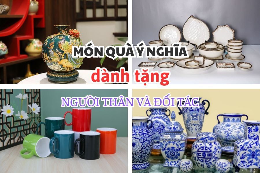 Gốm sứ Bát Tràng - món quà ý nghĩa dành tặng người thân và đối tác